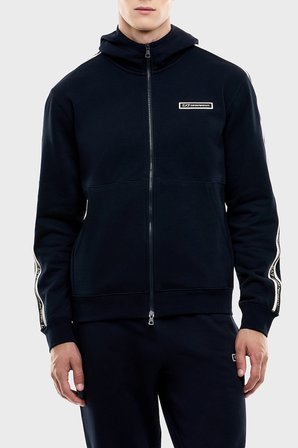 EA7 Pamuklu Regular Fit Kapüşonlu Erkek Sweat SWEAT 7M002197 AF10377 UB102 LACİVERT