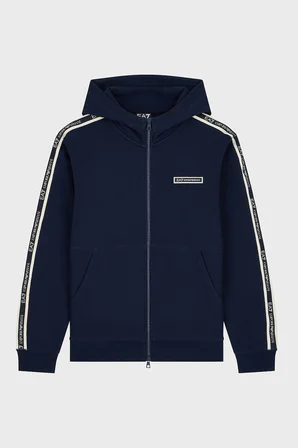 EA7 Pamuklu Regular Fit Kapüşonlu Erkek Sweat SWEAT 7M002197 AF10377 UB102 LACİVERT