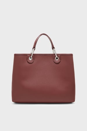 Emporio Armani Logolu Ayarlanabilir Askılı Çanta Kadın ÇANTA EW000360 AF12036 M6453 BORDO