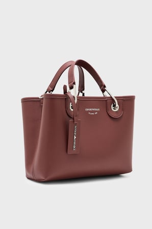 Emporio Armani Logolu Çıkarılabilir Askılı Çanta Kadın ÇANTA EW000361 AF12036 M6453 BORDO