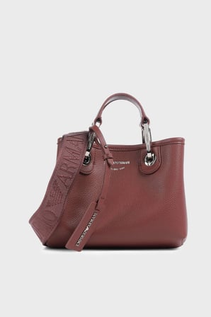 Emporio Armani Logolu Çıkarılabilir Askılı Çanta Kadın ÇANTA EW000382 AF12036 M6453 BORDO