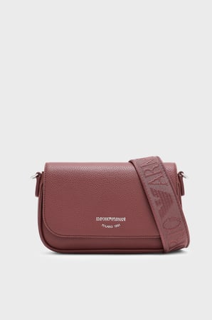 Emporio Armani Logolu Ayarlanabilir Omuz Askılı Çanta Kadın ÇANTA EW000538 AF12036 M6453 BORDO