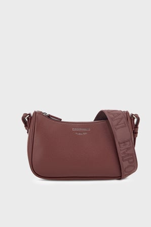 Emporio Armani Logolu Çıkarılabilir Askılı Çanta Kadın ÇANTA EW000539 AF12036 M6453 BORDO