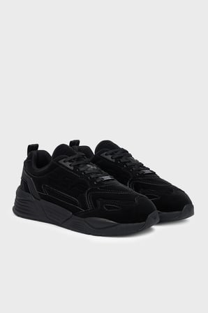 EA7 Logolu Sneaker Ayakkabı Unisex AYAKKABI 7X000306 AF28160 MC513 SİYAH