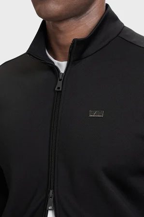 EA7 Regular Fit Dik Yaka Fermuarlı Erkek Sweat SWEAT 7M002098 AF27716 UC001 SİYAH