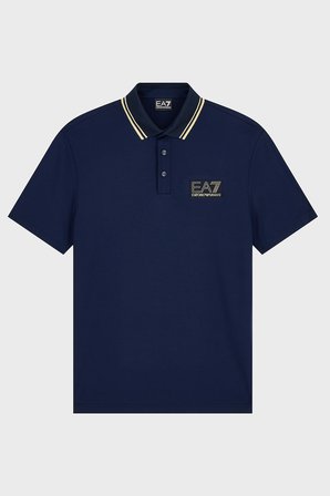 EA7 Logolu Slim Fit Kısa Kollu Polo Erkek POLO 7M002241 AF13739 UB102 LACİVERT