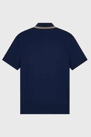 EA7 Logolu Slim Fit Kısa Kollu Polo Erkek POLO 7M002241 AF13739 UB102 LACİVERT