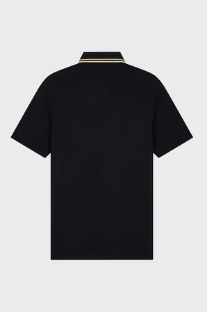EA7 Logolu Slim Fit Kısa Kollu Polo Erkek POLO 7M002241 AF13739 UC001 SİYAH
