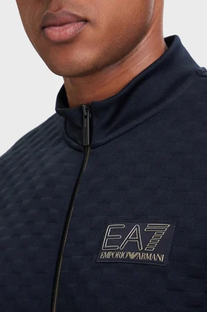 EA7 Regular Fit Dik Yaka Sweat Erkek SWEAT 7M002246 AF26241 UB102 LACİVERT