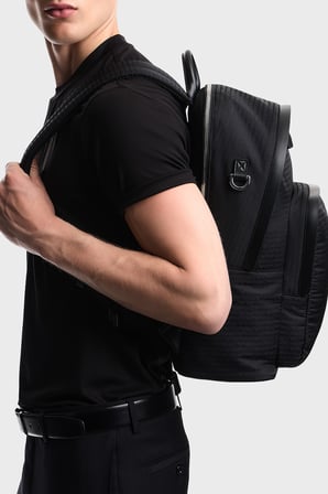 Emporio Armani Ayarlanabilir Omuz Askılı Sırt Çantası Erkek SIRT ÇANTASI EM006563 AF28660 UC001 SİYAH
