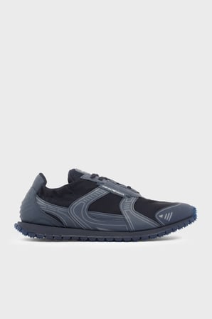 Emporio Armani Logolu Sneaker Ayakkabı Erkek AYAKKABI EM006480 AF27360 UB097 LACİVERT