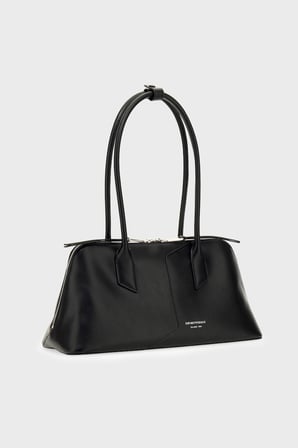 Emporio Armani Logolu Omuz Askılı Çanta Kadın ÇANTA EW005676 AF29741 UC001 SİYAH