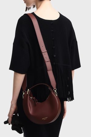 Emporio Armani Deri Çıkarılabilir Askılı Çanta Kadın ÇANTA EW005671 AF29459 U6017 BORDO