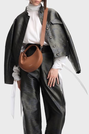 Emporio Armani Deri Çıkarılabilir Askılı Çanta Kadın ÇANTA EW005671 AF29459 U6124 TABA