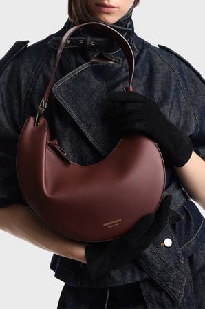 Emporio Armani Deri Çıkarılabilir Askılı Çanta Kadın ÇANTA EW005754 AF29459 U6017 BORDO