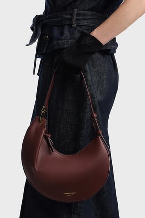 Emporio Armani Deri Çıkarılabilir Askılı Çanta Kadın ÇANTA EW005754 AF29459 U6017 BORDO