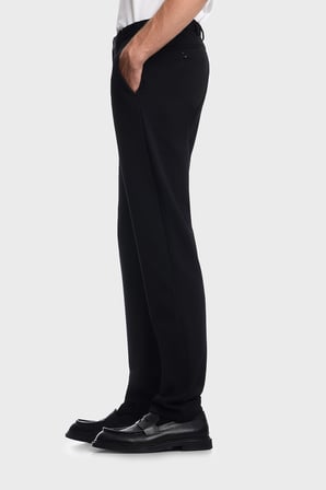 Emporio Armani Normal Bel Düz Paça Jarse Pike Pantolon Erkek PANTOLON EM001761 TE22904 UC001 SİYAH