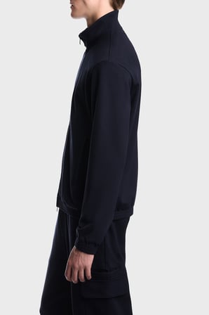 Emporio Armani Logolu Dik Yaka Tam Fermuarlı Sweat Erkek SWEAT EM006320 AF27655 UB118 LACİVERT