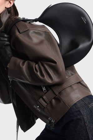 Emporio Armani Deri Çıkarılabilir Askılı Çanta Kadın ÇANTA EW005754 AF29459 UC001 SİYAH