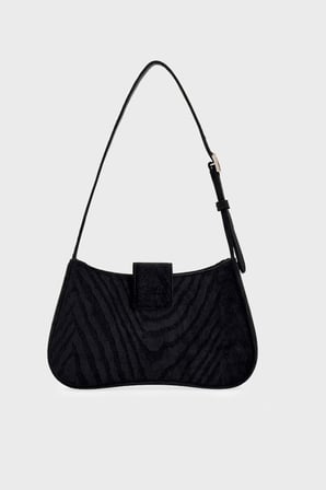 Emporio Armani Ayarlanabilir Askılı Kadife Çanta Kadın ÇANTA EW001778 AF28100 UC001 SİYAH