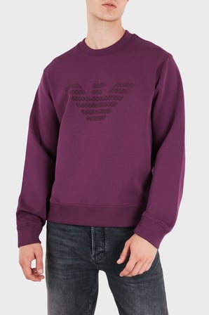 Emporio Armani Logolu Pamuklu Regular Fit Bisiklet Yaka Sweat Erkek SWEAT EM006841 AF10013 MA174 MOR