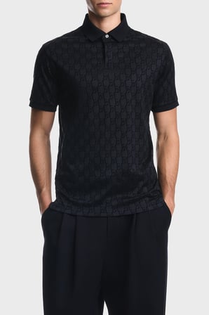 Emporio Armani Tamamı Logolu Pamuklu Regular Fit Polo Erkek POLO EM007339 AF10017 FB569 LACİVERT