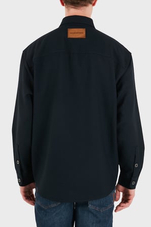 Emporio Armani % 100 Yün Regular Fit Klasik Yaka Gömlek Erkek GÖMLEK EM006535 AF27877 UB118 LACİVERT
