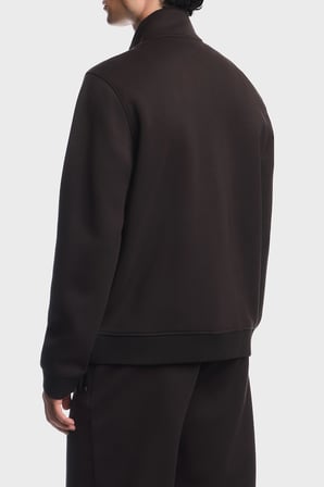 Emporio Armani Modal Kumaş Dik Yaka Fermuarlı Sweat Erkek SWEAT EM006821 AF17545 U6030 KOYU KAHVE