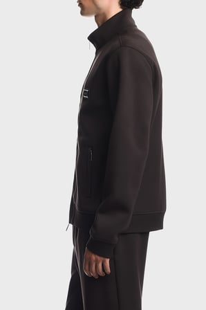 Emporio Armani Modal Kumaş Dik Yaka Fermuarlı Sweat Erkek SWEAT EM006821 AF17545 U6030 KOYU KAHVE