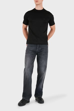 Emporio Armani Relaxed Straight Fit Normal Bel Düz Paça Jeans Erkek KOT PANTOLON EM006486 AF29665 M8001 GRİ