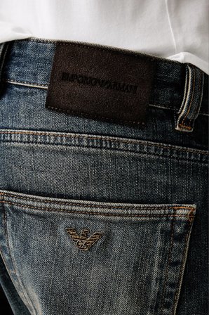 Emporio Armani Jeans Erkek KOT PANTOLON EM006492 AF27565 MB001 LACİVERT
