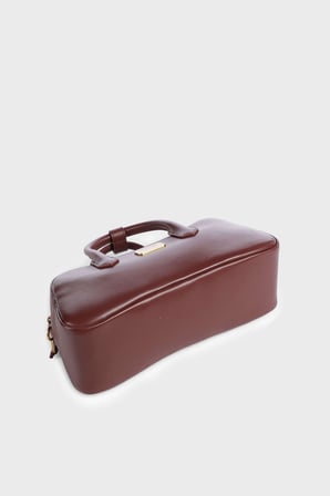 Emporio Armani Logolu Çıkarılabilir Askılı Çanta Kadın ÇANTA EW003824 AF32959 U6002 BORDO