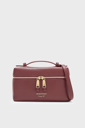 Emporio Armani Logolu Çıkarılabilir Askılı Çanta Kadın ÇANTA EW004564 AF32959 U6002 BORDO