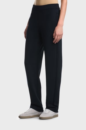Emporio Armani Logolu Cepli Düz Paça Pantolon Kadın PANTOLON EW004728 AF25831 MB136 LACİVERT