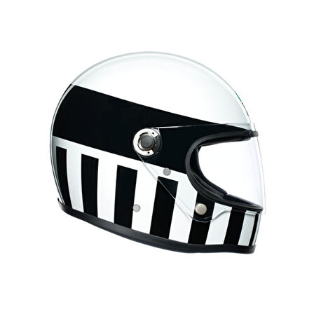 Agv X3000 Multı Invıctus Kapalı Kask Beyaz-siyah SMALL