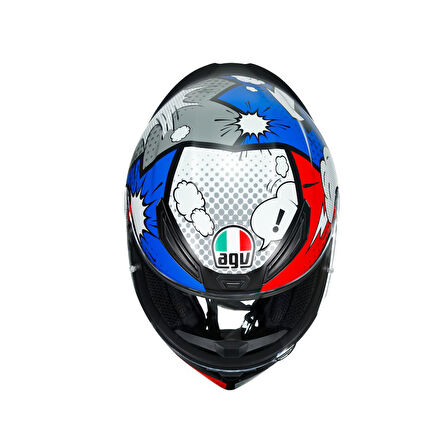 Agv K1 Multi Bang Matt Italy Blue Kapalı Kask