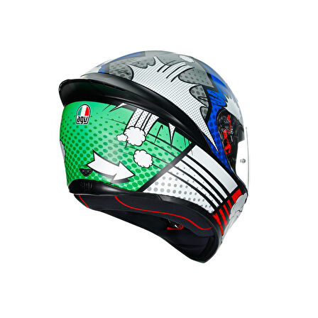 Agv K1 Multi Bang Matt Italy Blue Kapalı Kask