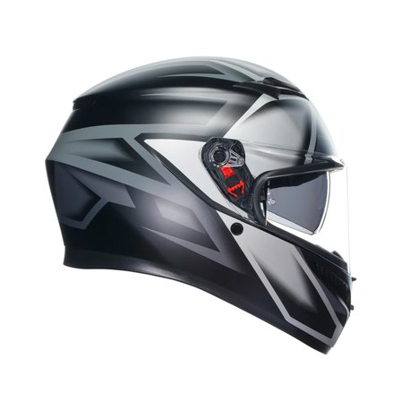 Agv K3 Compound Kapalı Kask Mat Siyah-gri SMALL