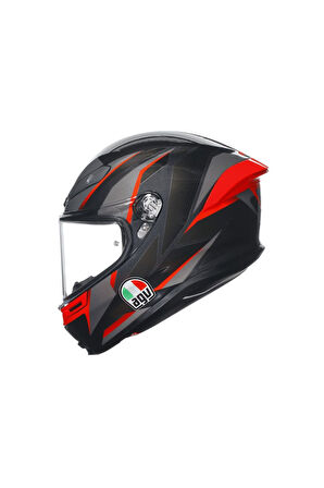 AGV KASK/K6 S MPLK SLASHCUT BLK GREY RED