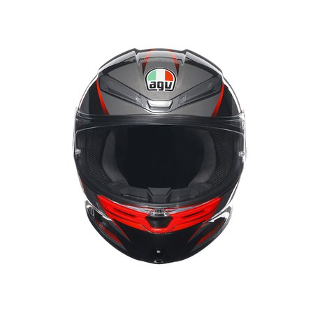 AGV K6 S SLASHCUT - BLACK / GREY / RED