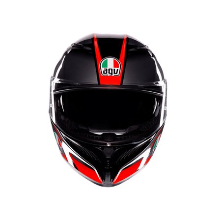 AGV KASK/K3 MPLK STRIGA BLACK GREY RED