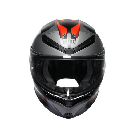 AGV KASK/K6 S MPLK KARVE MATT BLACK GREY RED