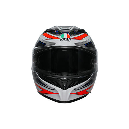 Agv K3 E2206 Space Matt White Red Fluo Kapalı Kask