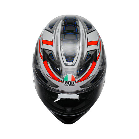 Agv K3 E2206 Space Matt White Red Fluo Kapalı Kask
