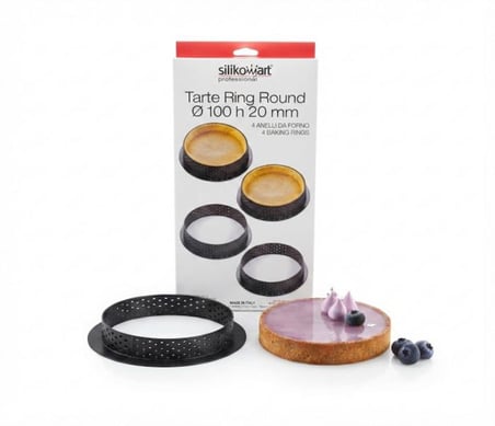 Silikomart Tarte Ring Round 100 h 20 mm Kek Kalıbı
