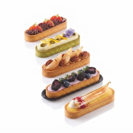 Silikomart Tarte Ring Oblong 146x34 h 20 mm Kek Kalıbı