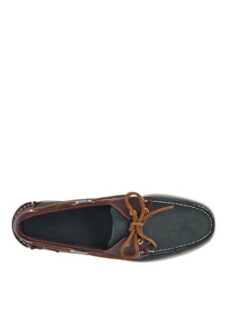 Sebago Deri Lacivert - Kahve Erkek Günlük Ayakkabı SEBAGO PORTLAND SPINNAKER NBK FGL