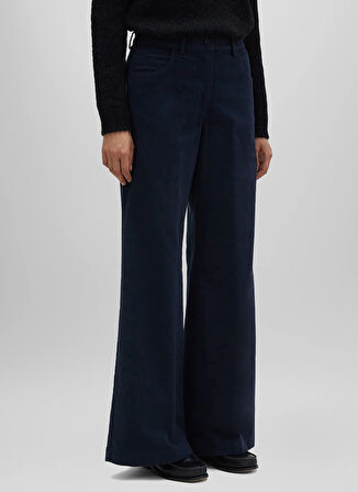 Aspesi Yüksek Bel Standart Lacivert Kadın Pantolon G 0156 G549