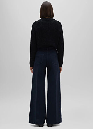 Aspesi Yüksek Bel Standart Lacivert Kadın Pantolon G 0156 G549