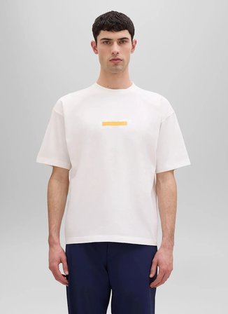 Aspesi Bisiklet Yaka Ekru Erkek T-Shirt A AY88 L122